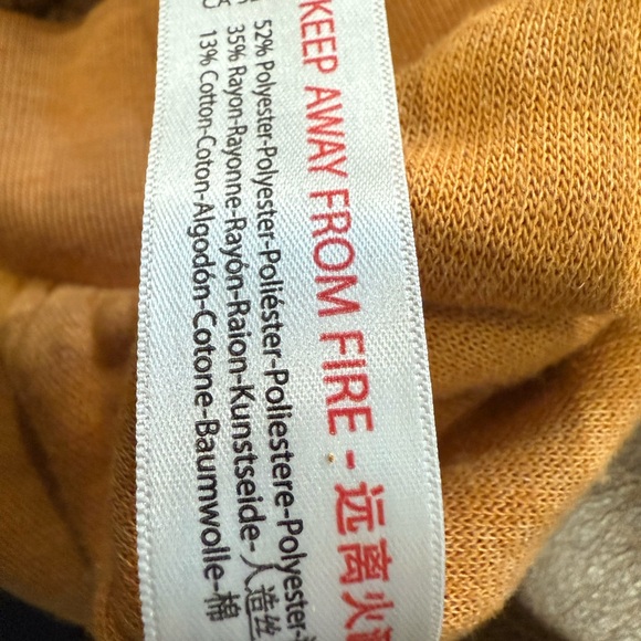 Free People Kelly Lounge Sweatshirt Short Set Cognac Size Medium NWOT - Picture 11 of 14